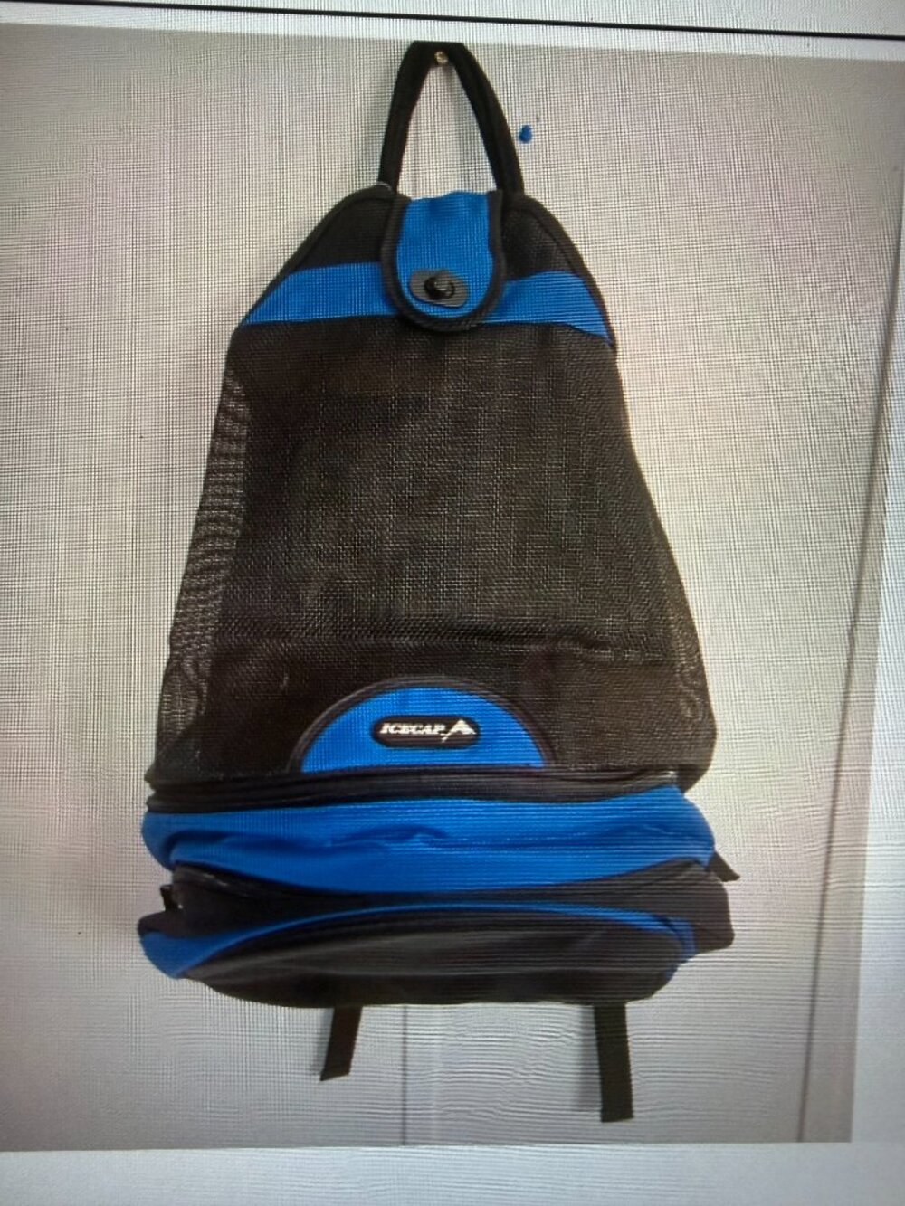 ICECAP Brand Blue/Black Inculated Cooler Backpack